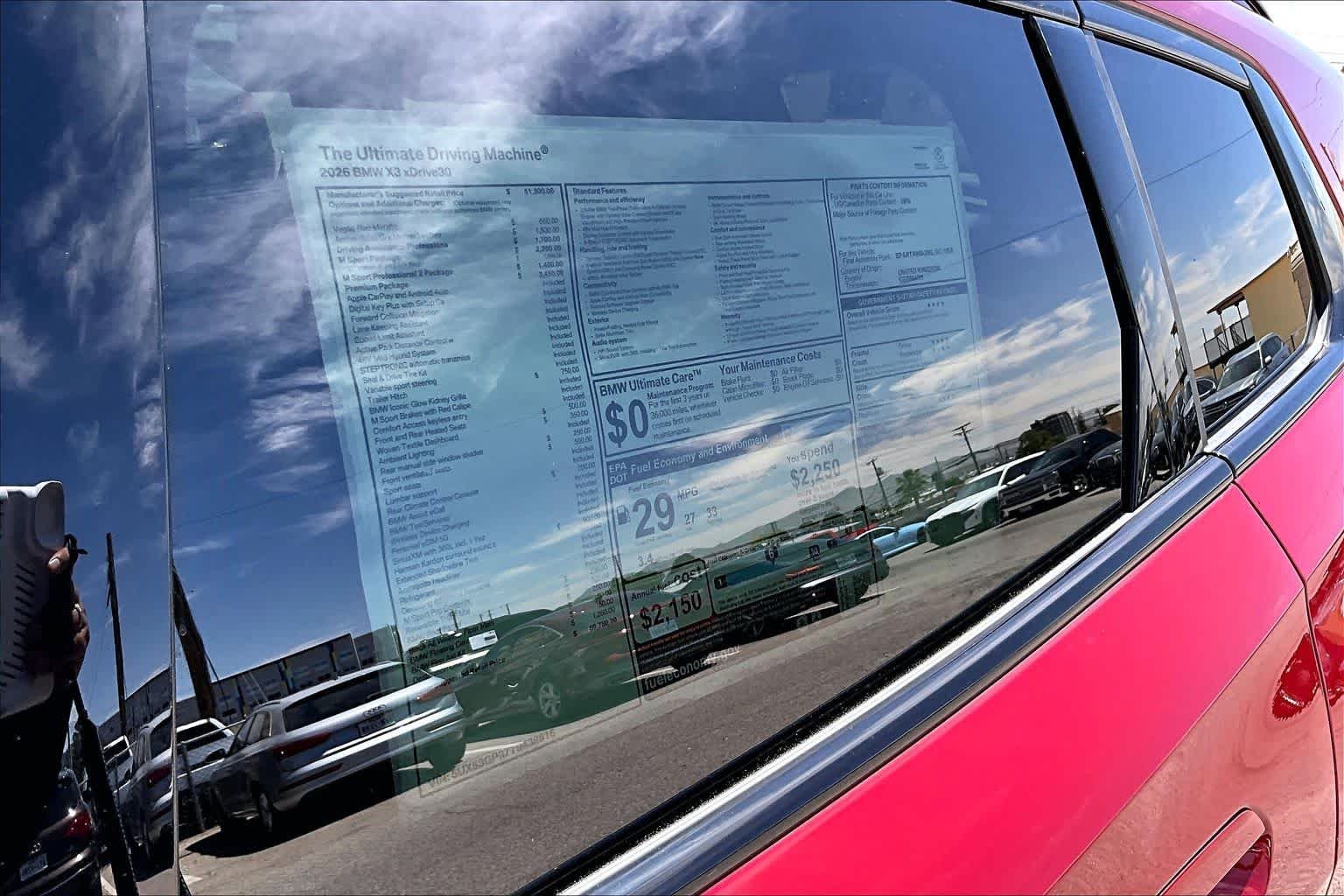 New 2026 Vegas Red Metallic BMW 30 xDrive image 22