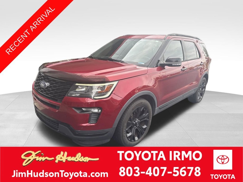 Used 2019 Red Ford Sport image 1