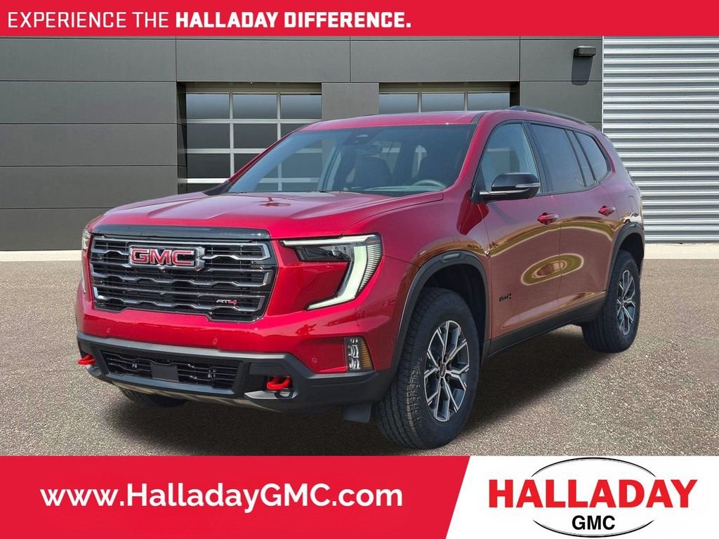 New 2026 Volcanic Red Tintcoat GMC AWD AT4 image 1