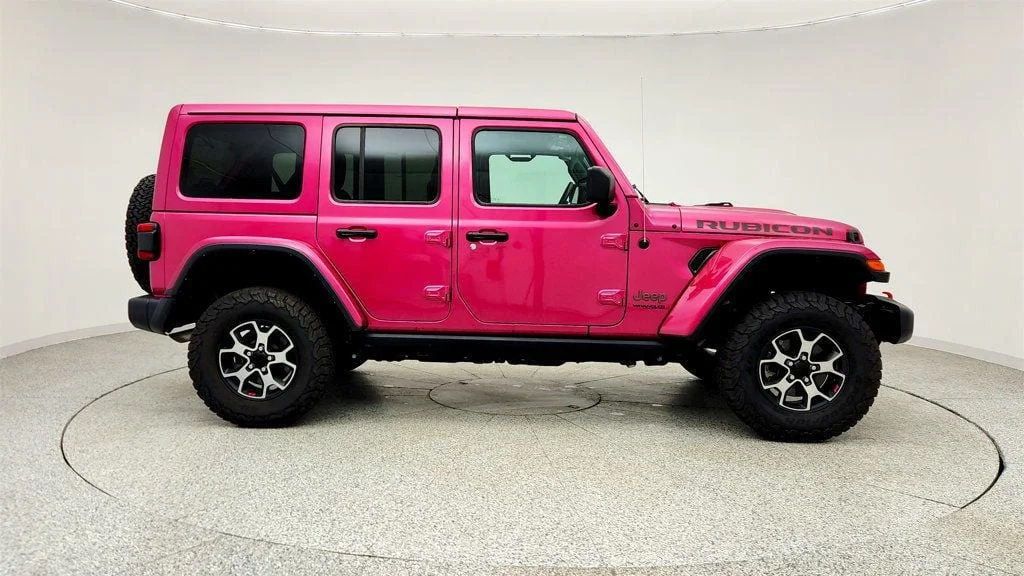 Used 2022 Limited Edition Tuscadero Pearlcoat Jeep Unlimited Rubicon 4x4 w/ Hard Top, Leather Seats & LED Lighting image 4