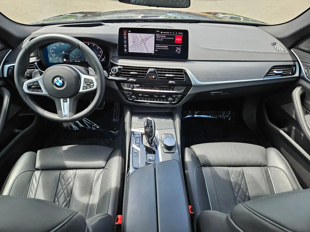 Certified Used 2023 Dark Graphite Metallic BMW M550i xDrive image 22