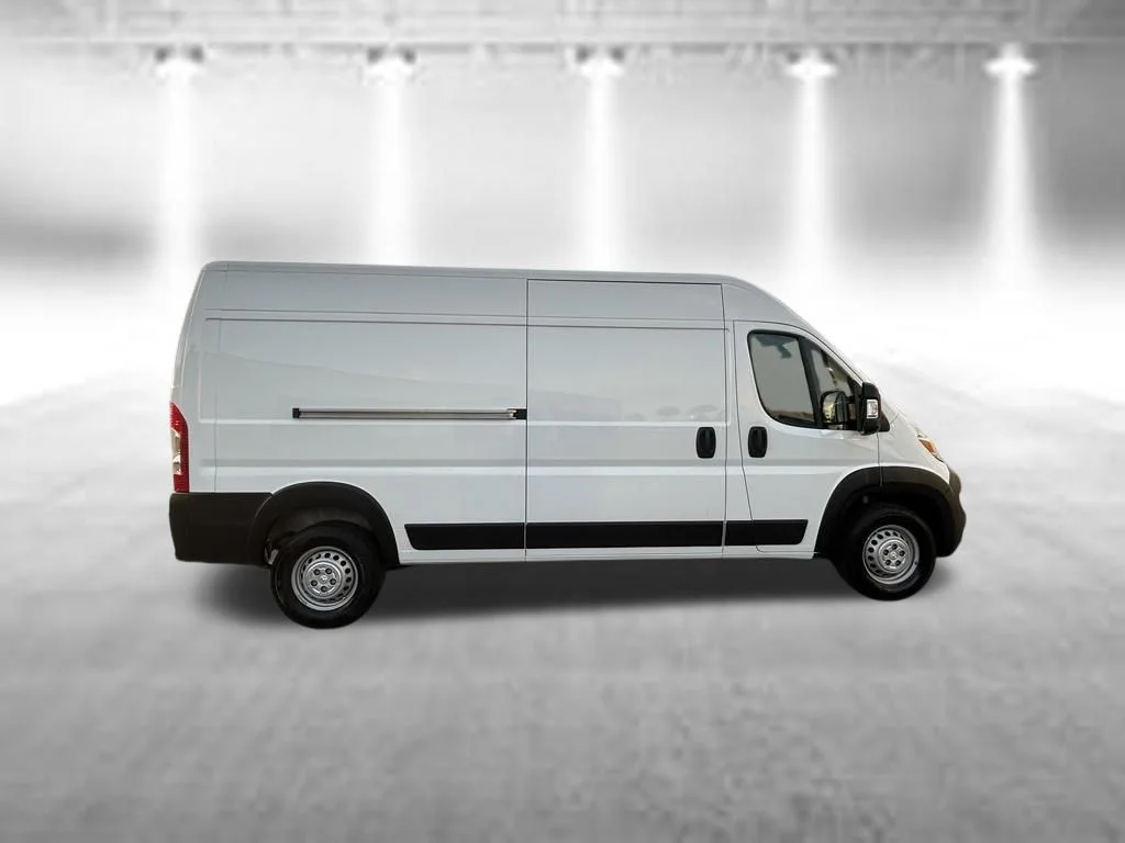 Used 2025 Bright White Clearcoat Ram High Roof image 3