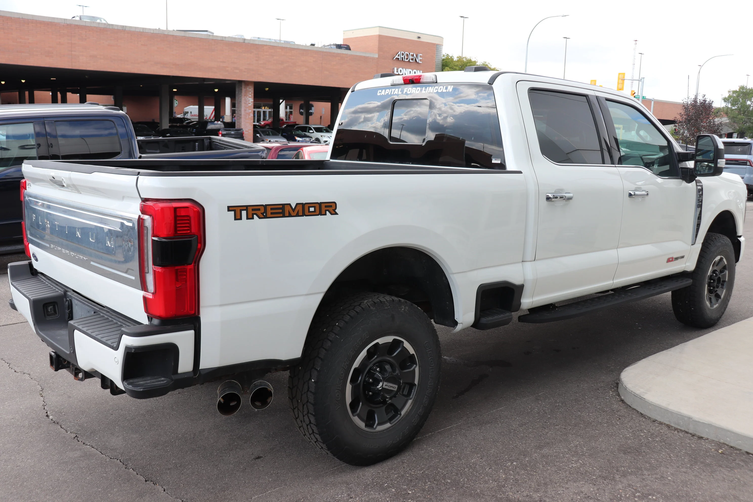 Certified Used 2023 White Ford PLATINUM 4WD Crew Cab 6.75