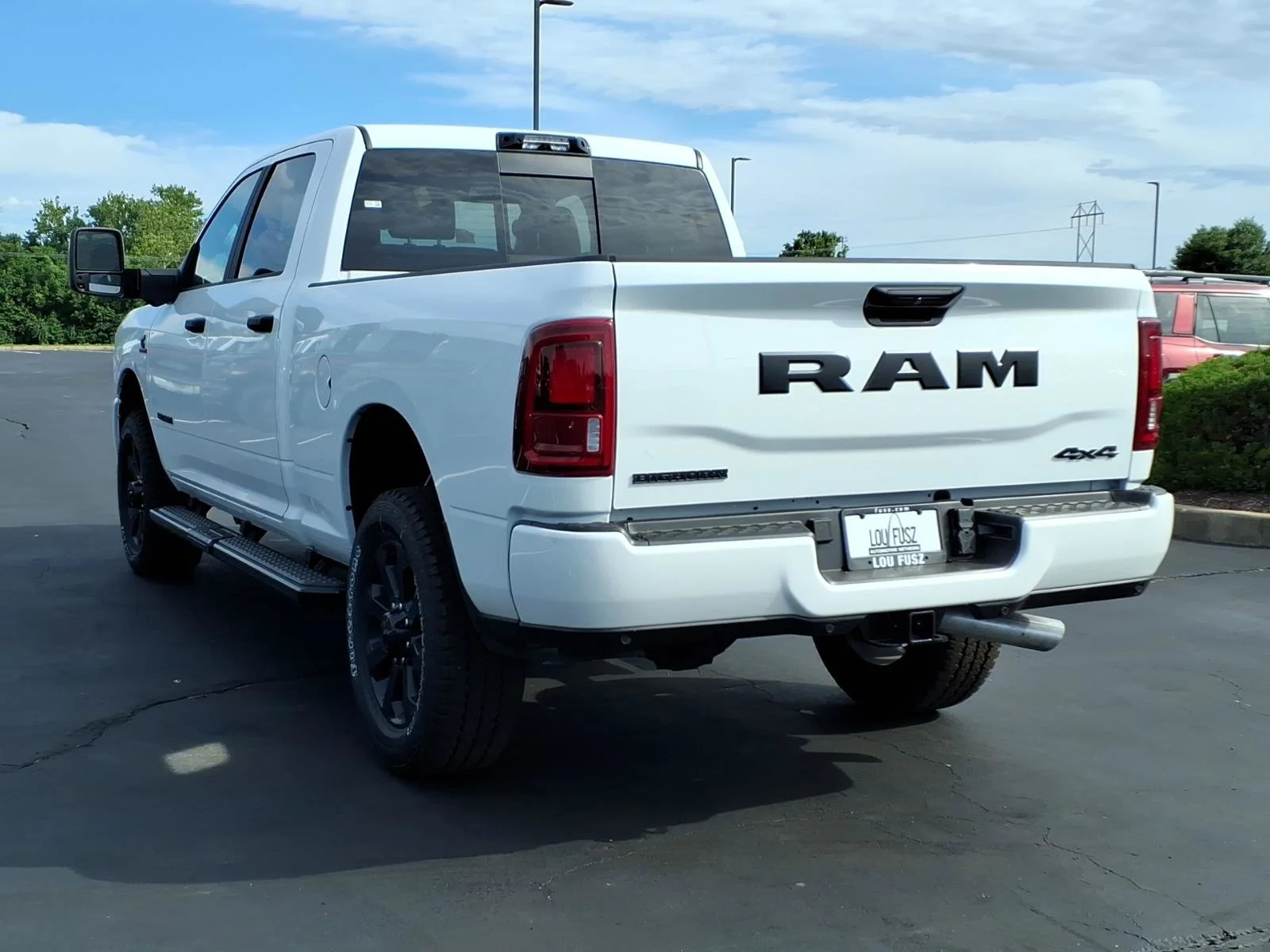 New 2026 Bright White Clear-Coat Exterior Paint RAM Big Horn image 4