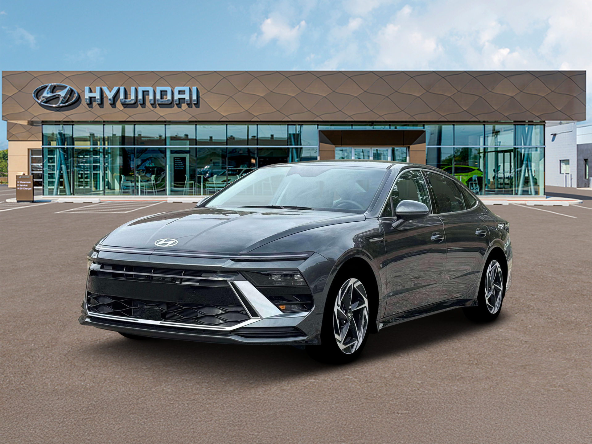 New 2026 Gray Hyundai SEL Sport image 1