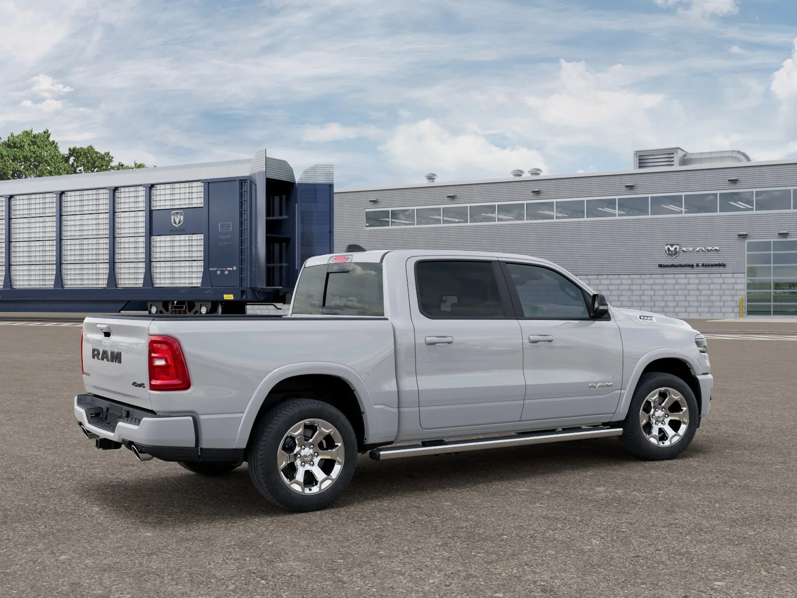 New 2026 Bright White Clear-Coat Exterior Paint RAM BIG HORN image 16