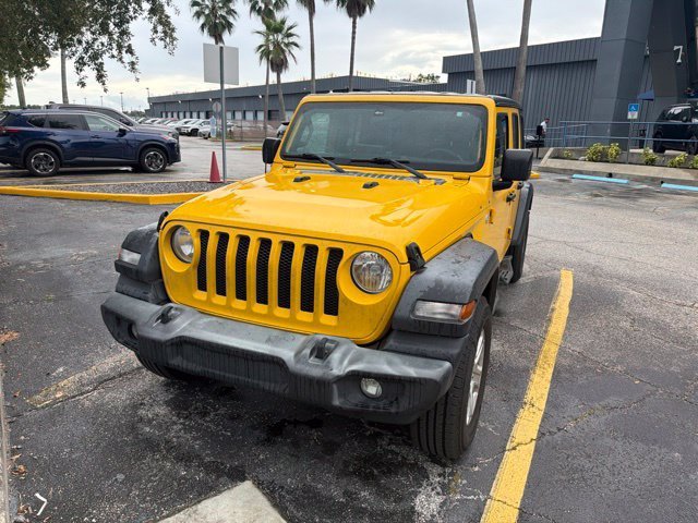 Used 2019 Hellayella Clearcoat Jeep Unlimited Sport S image 2