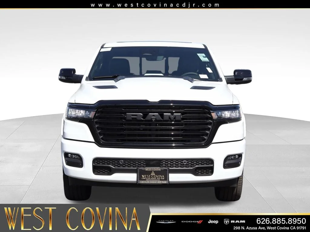 New 2026 Bright White Clear-Coat Exterior Paint RAM Laramie image 16