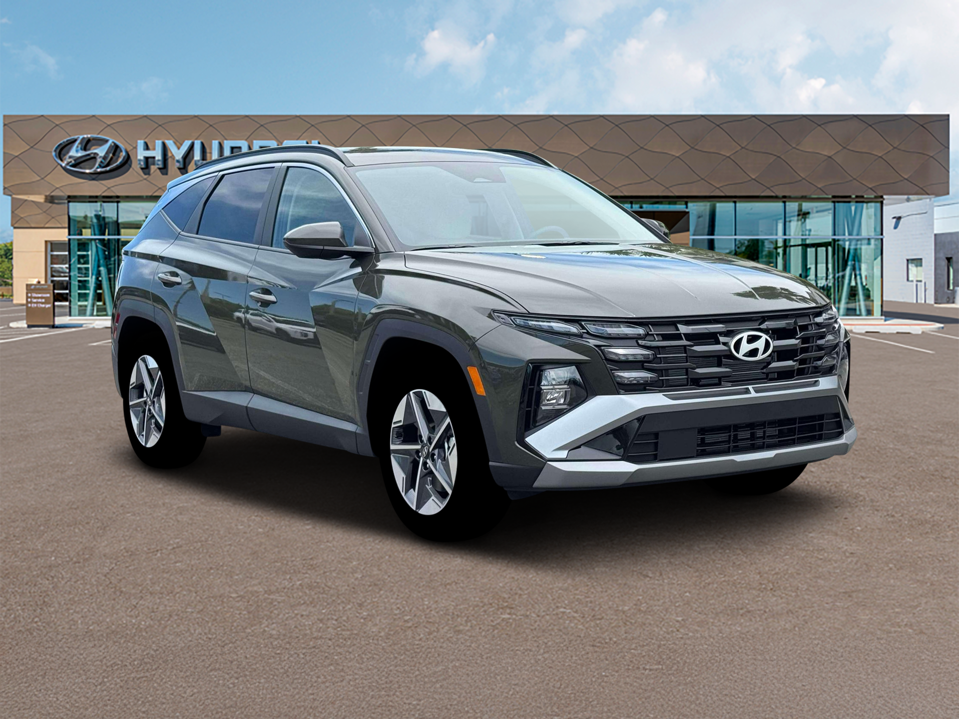 New 2026 Green Hyundai SEL AWD image 11