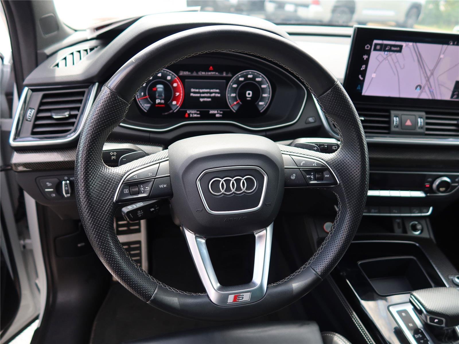 Used 2021 Glacier White Metallic Audi Premium Plus image 11