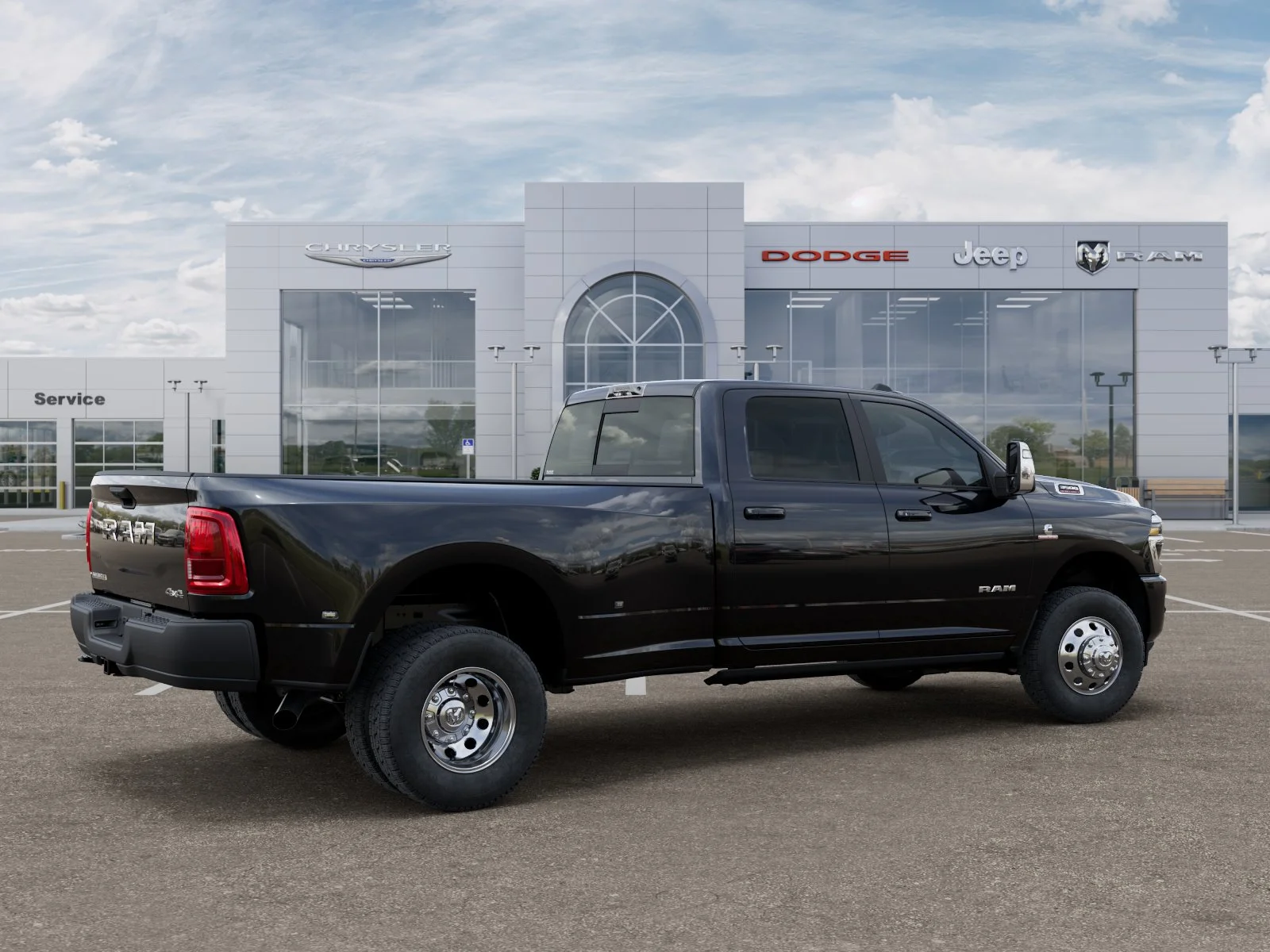 New 2026 Diamond Black Crystal Pearl-Coat Exterior Paint RAM Laramie image 31