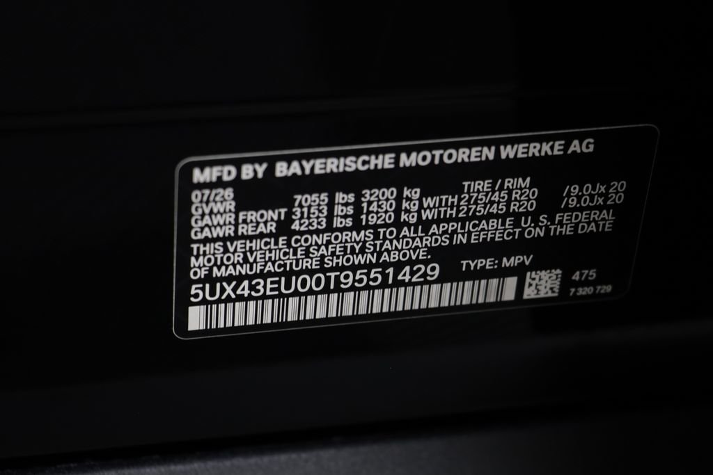 New 2026 Black Sapphire Metallic BMW xDrive50e image 25