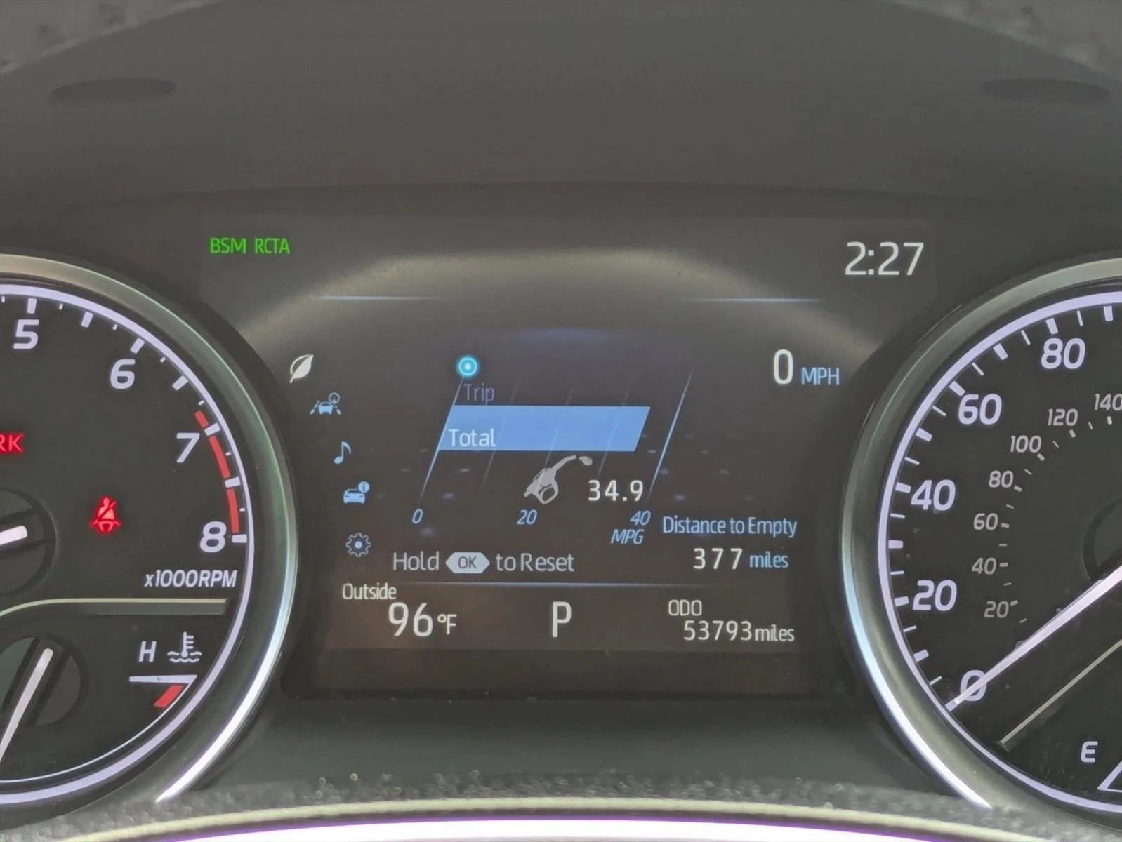 Used 2024 Reservoir Blue Toyota XLE image 11