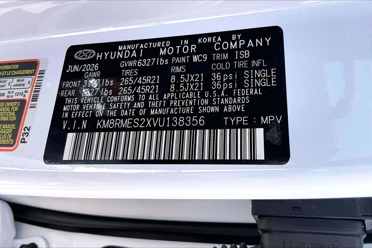New 2027 Creamy White Pearl Hyundai Calligraphy image 21