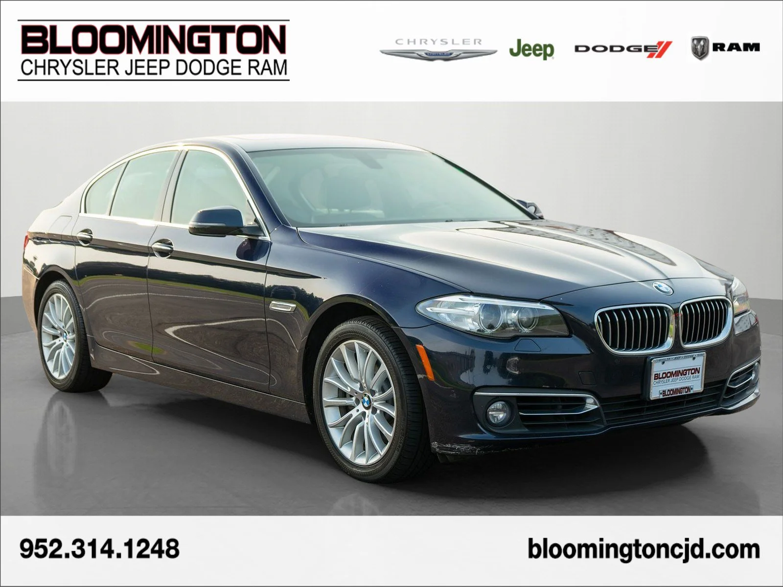 Used 2014 Imperial Blue Metallic BMW 528i xDrive image 1