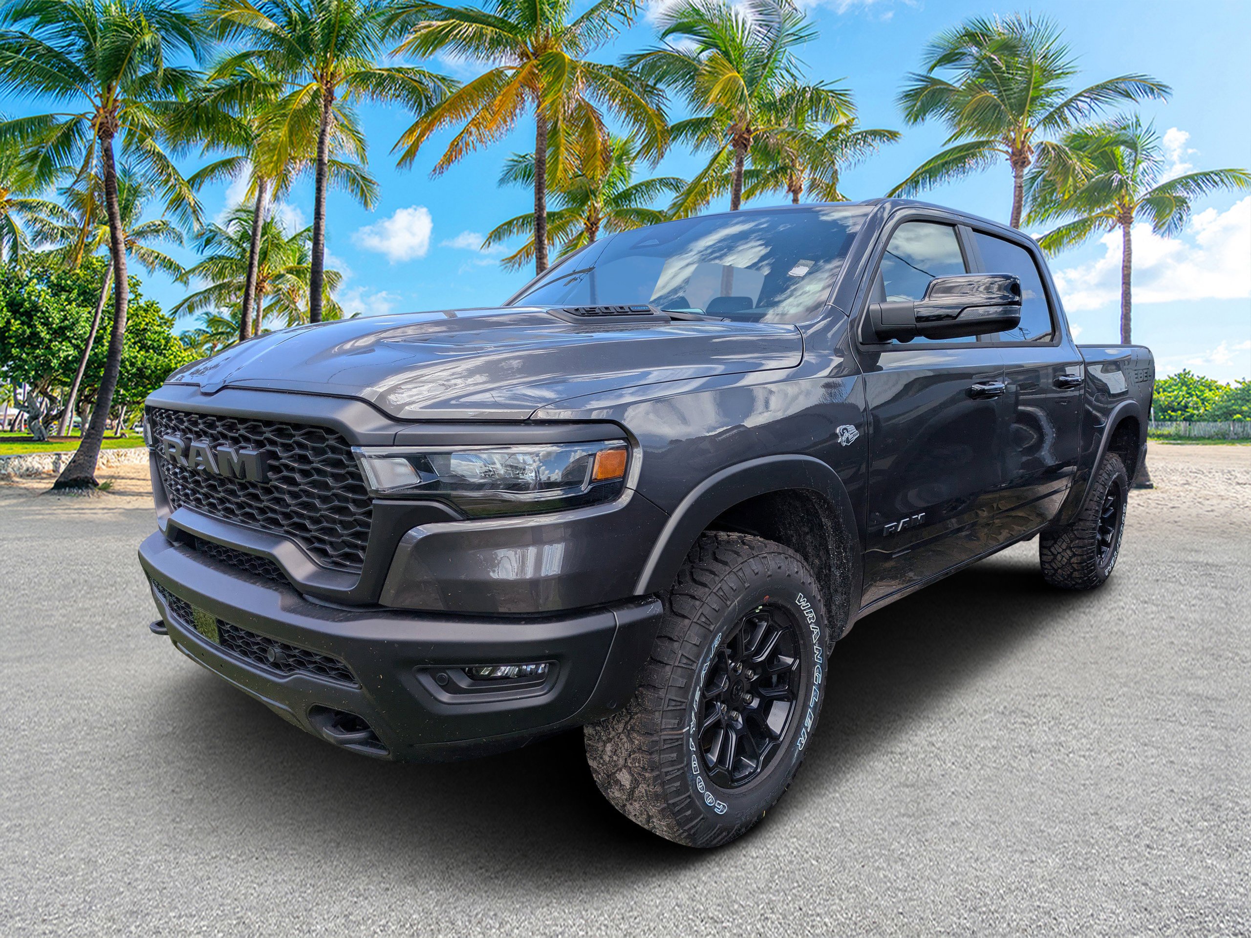 New 2026 Granite Crystal Metallic Clear-Coat Exterior Paint RAM Rebel image 5