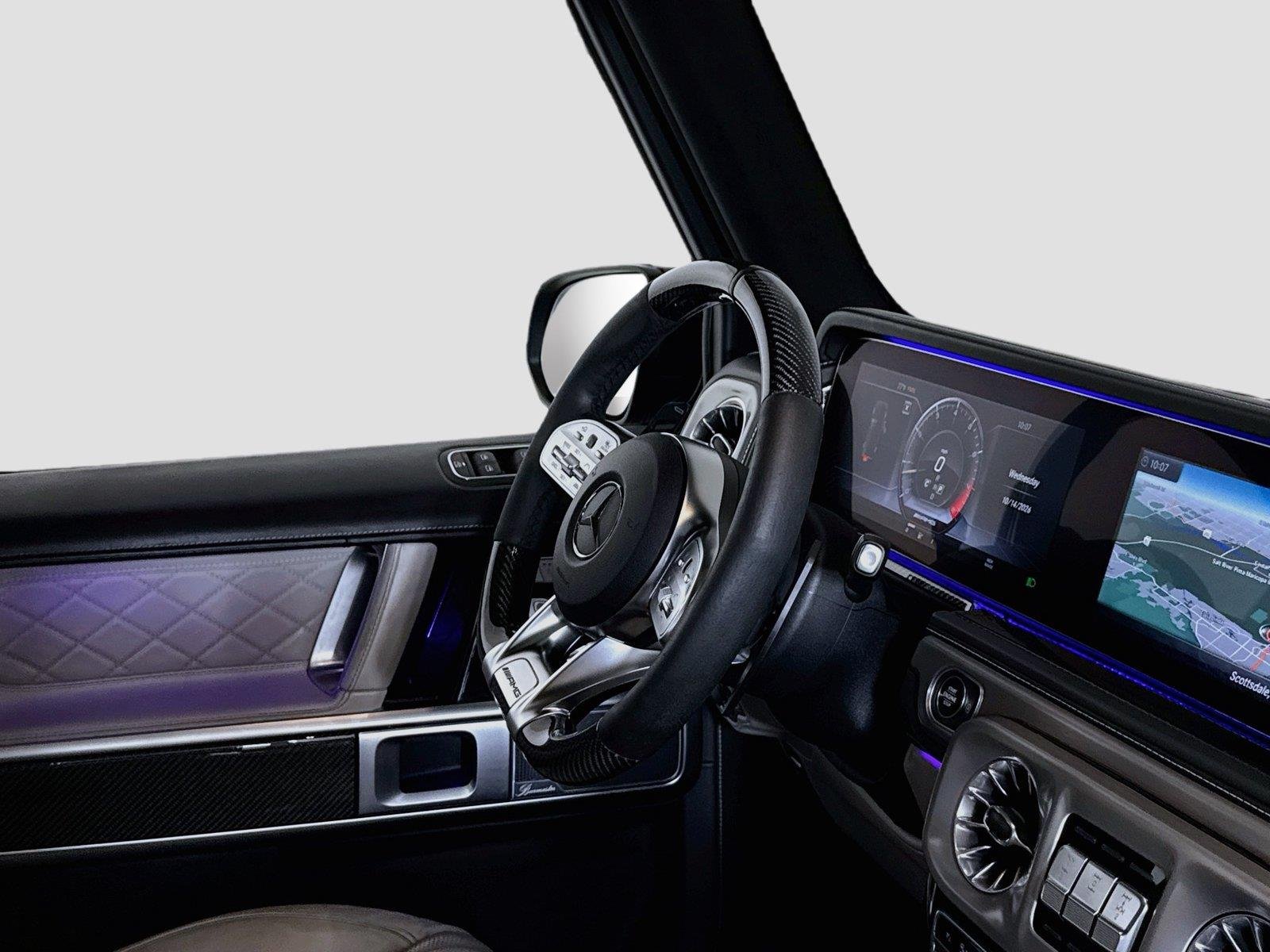 Used 2020 designo Night Black Magno Mercedes-Benz AMG® G 63 | Brabus Widebody | Factory Matte Black image 33