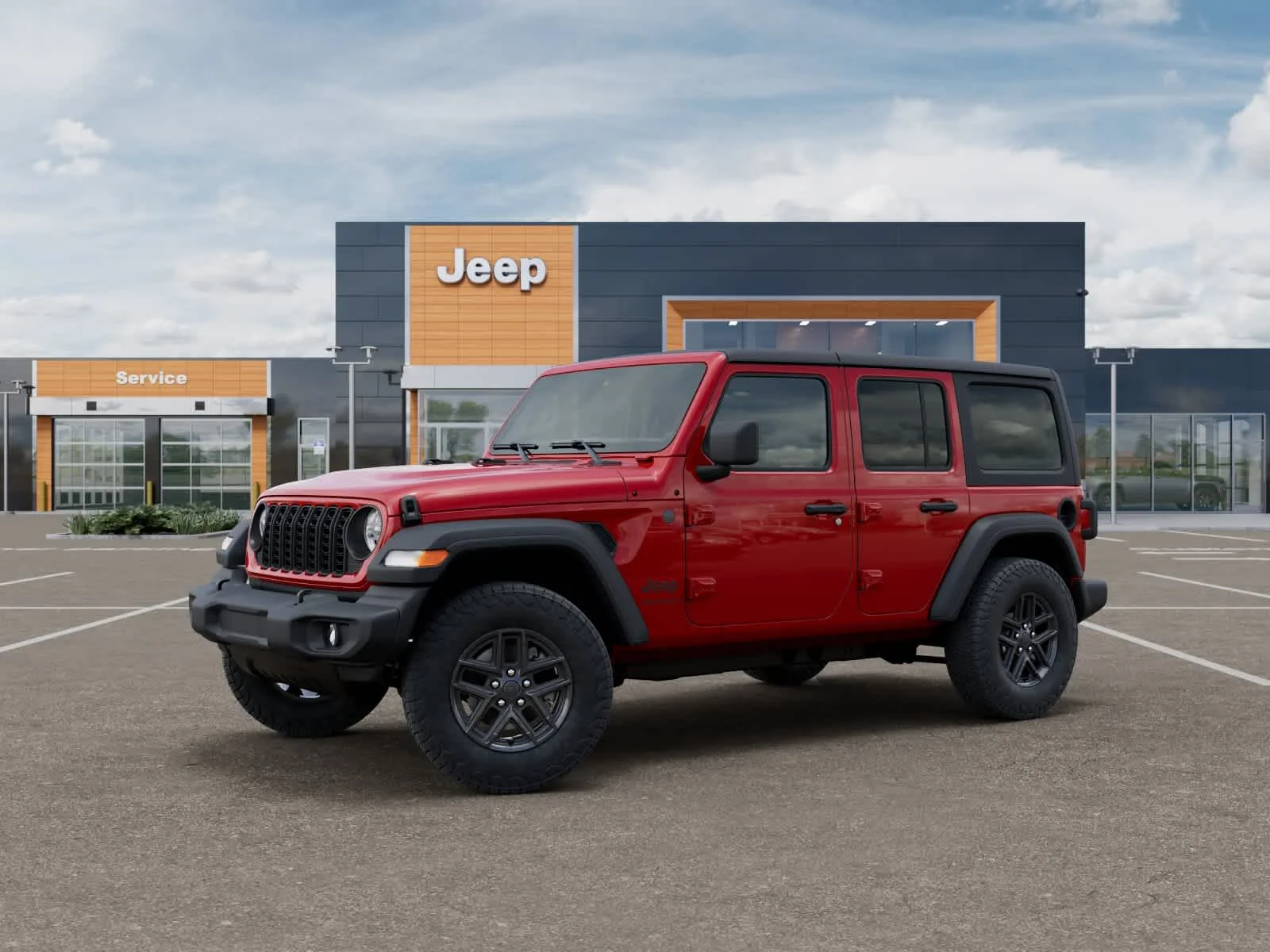 New 2026 Firecracker Red Clearcoat Jeep Sport S image 2