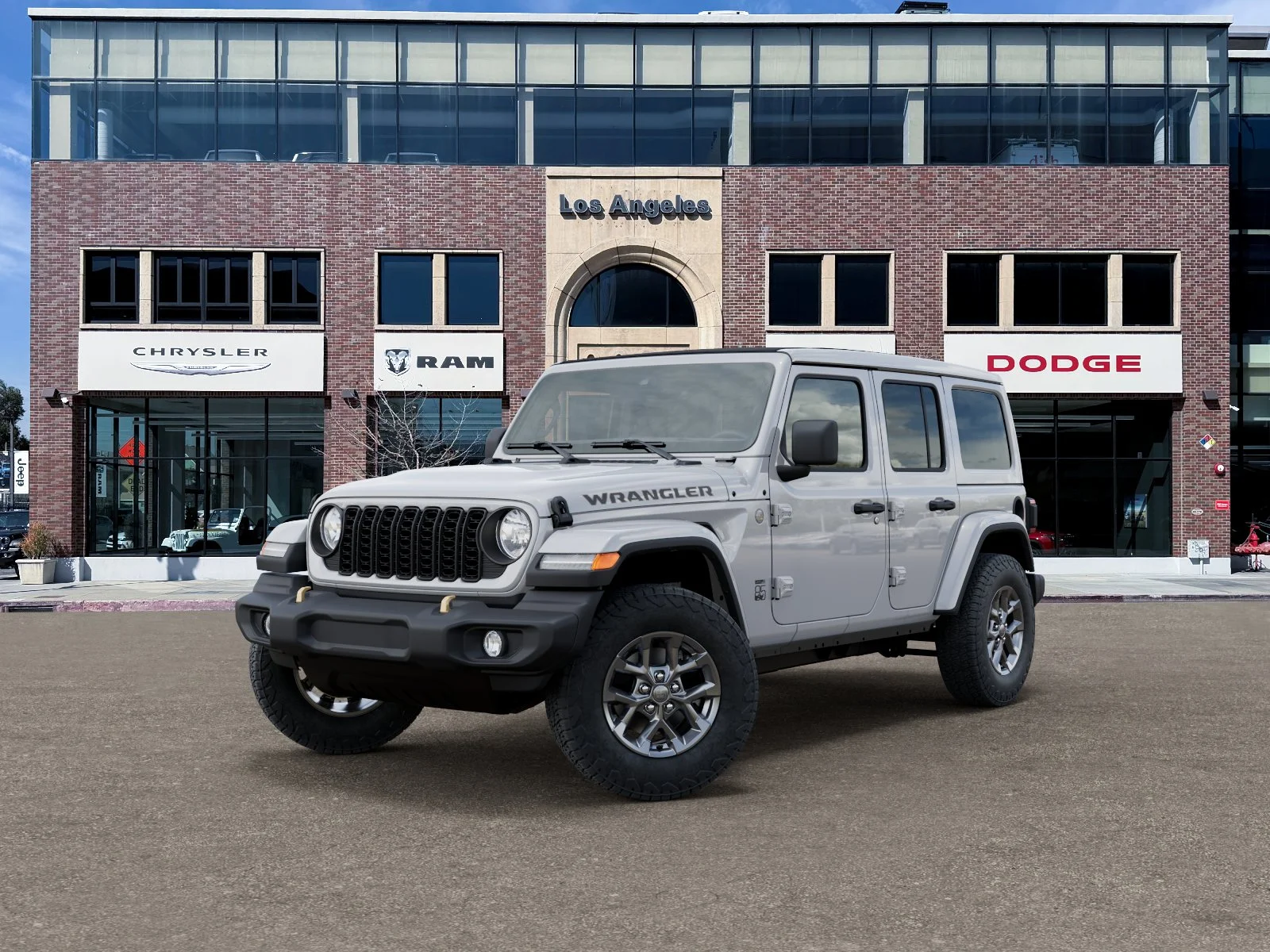 New 2026 Bright White Clear-Coat Exterior Paint Jeep Sport S image 27
