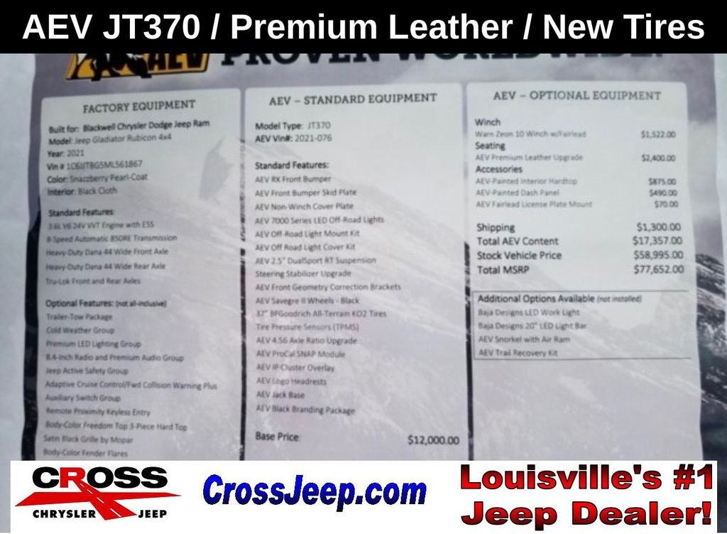 Used 2021 Snazzberry Pearlcoat Jeep Rubicon image 5