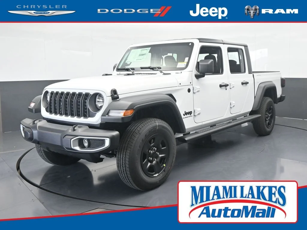 New 2026 Bright White Clear-Coat Exterior Paint Jeep Sport image 1
