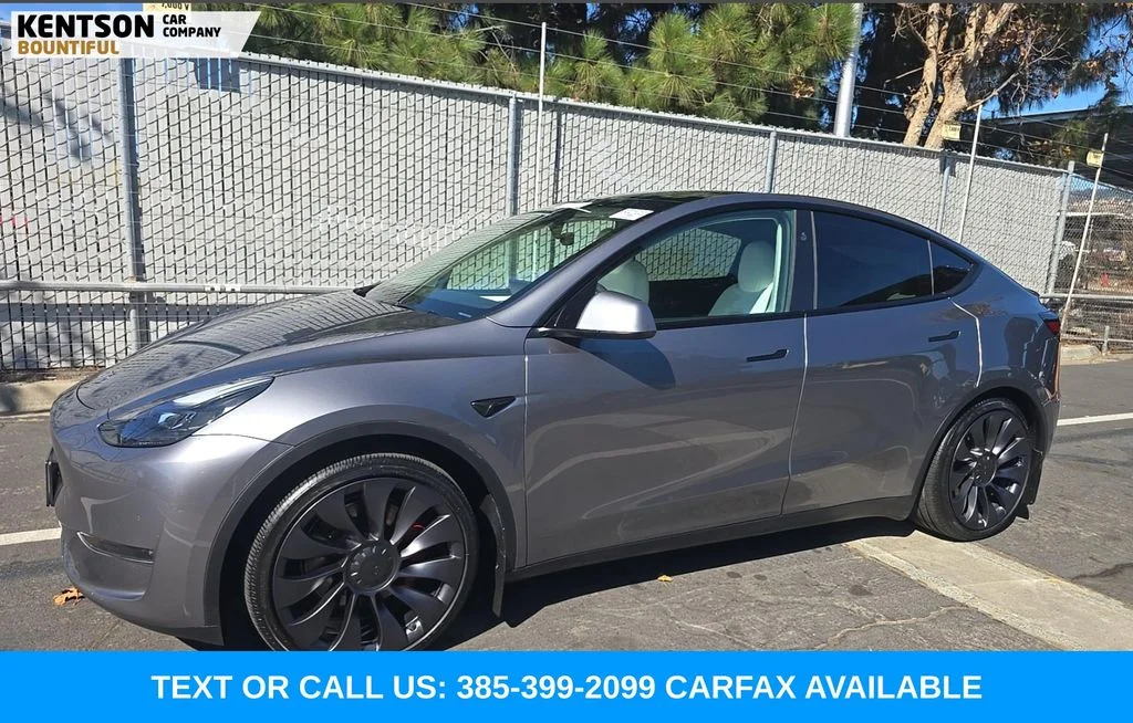 Used 2024 Silver Tesla Performance image 1