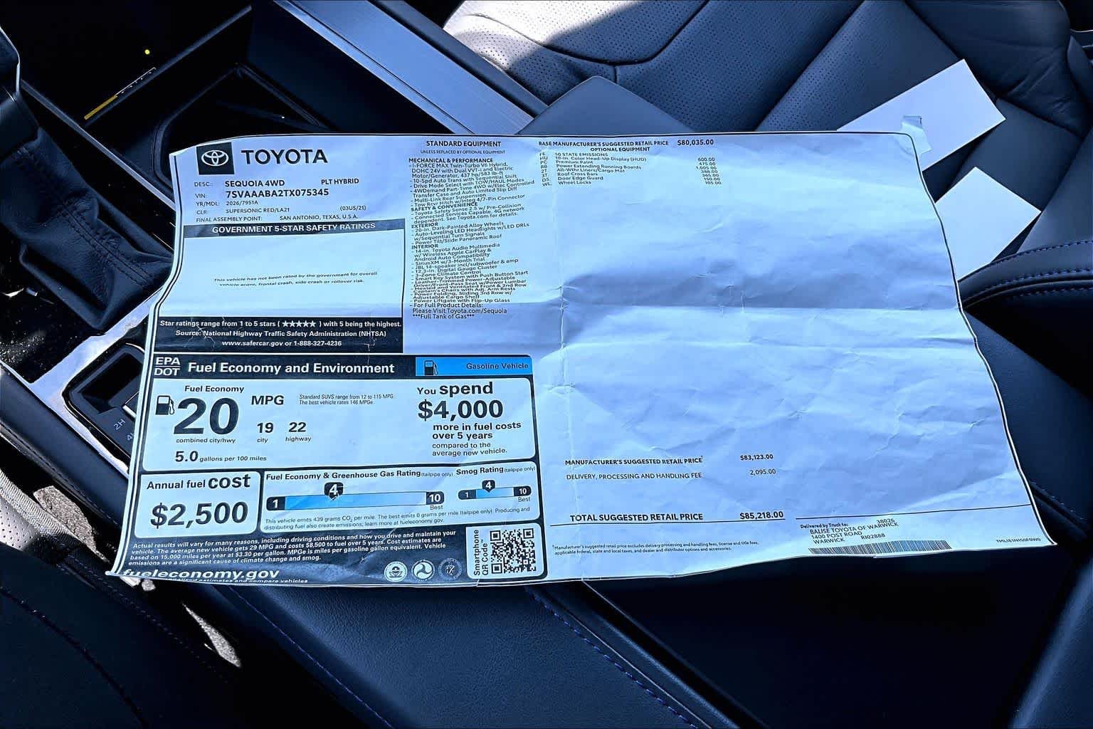 2026 Toyota Sequoia Platinum - Photo 21