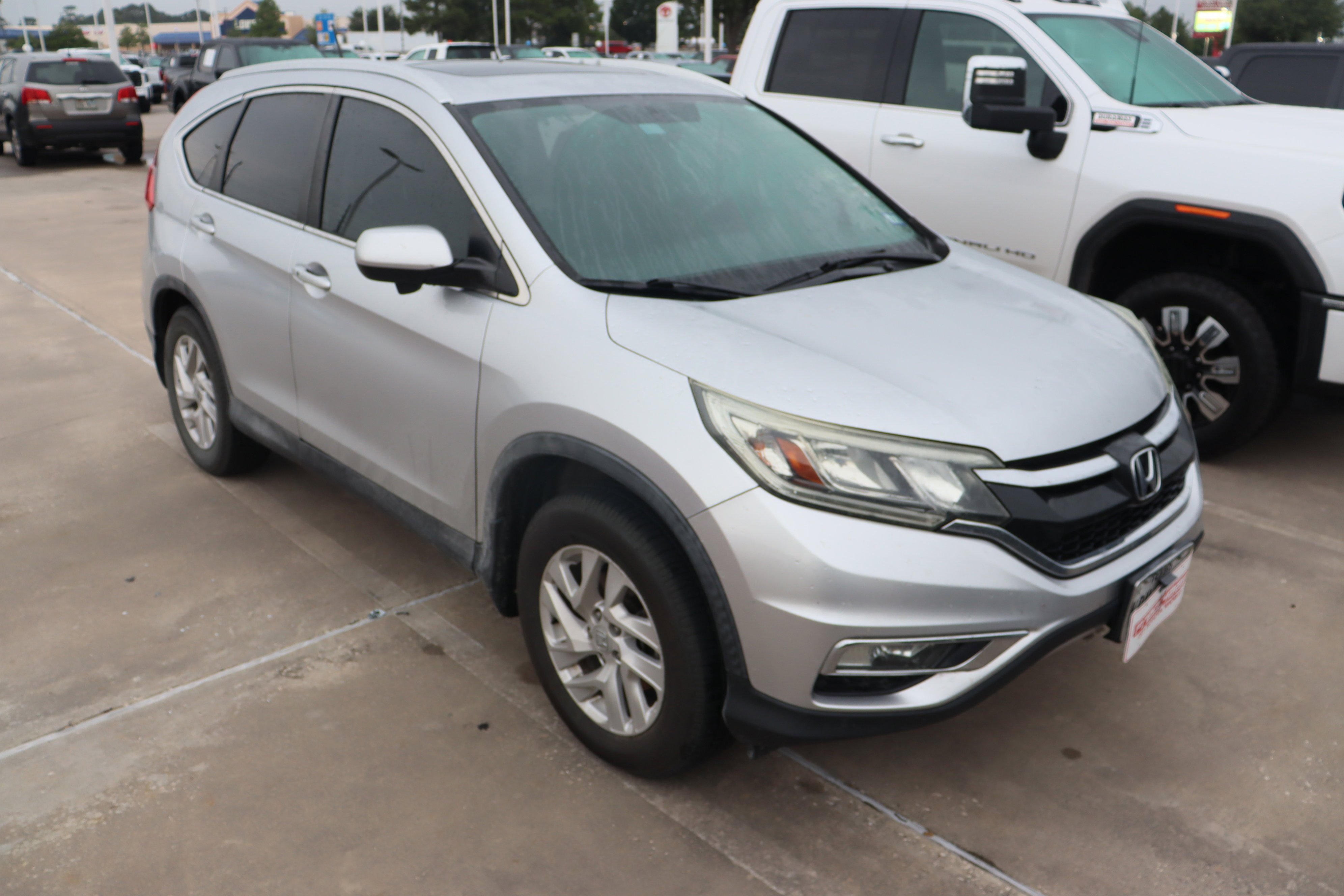 Used 2015 Honda CR-V EX-L with VIN 2HKRM3H76FH521072 for sale in Spring, TX