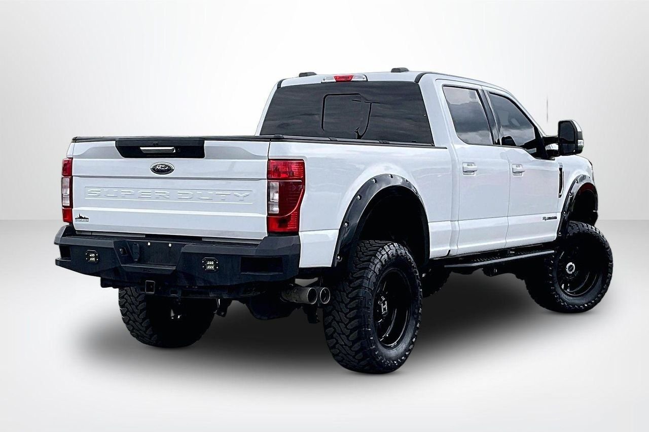 Used 2022 OXFORD WHITE Ford LARIAT image 6