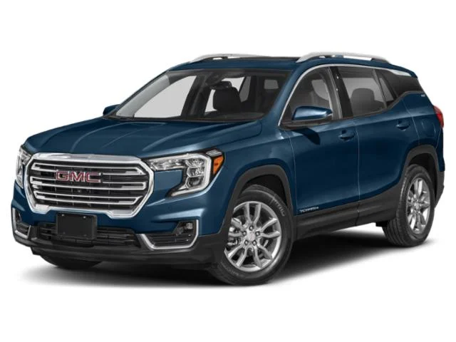 Used 2023 Marine Metallic GMC AWD SLT image 1