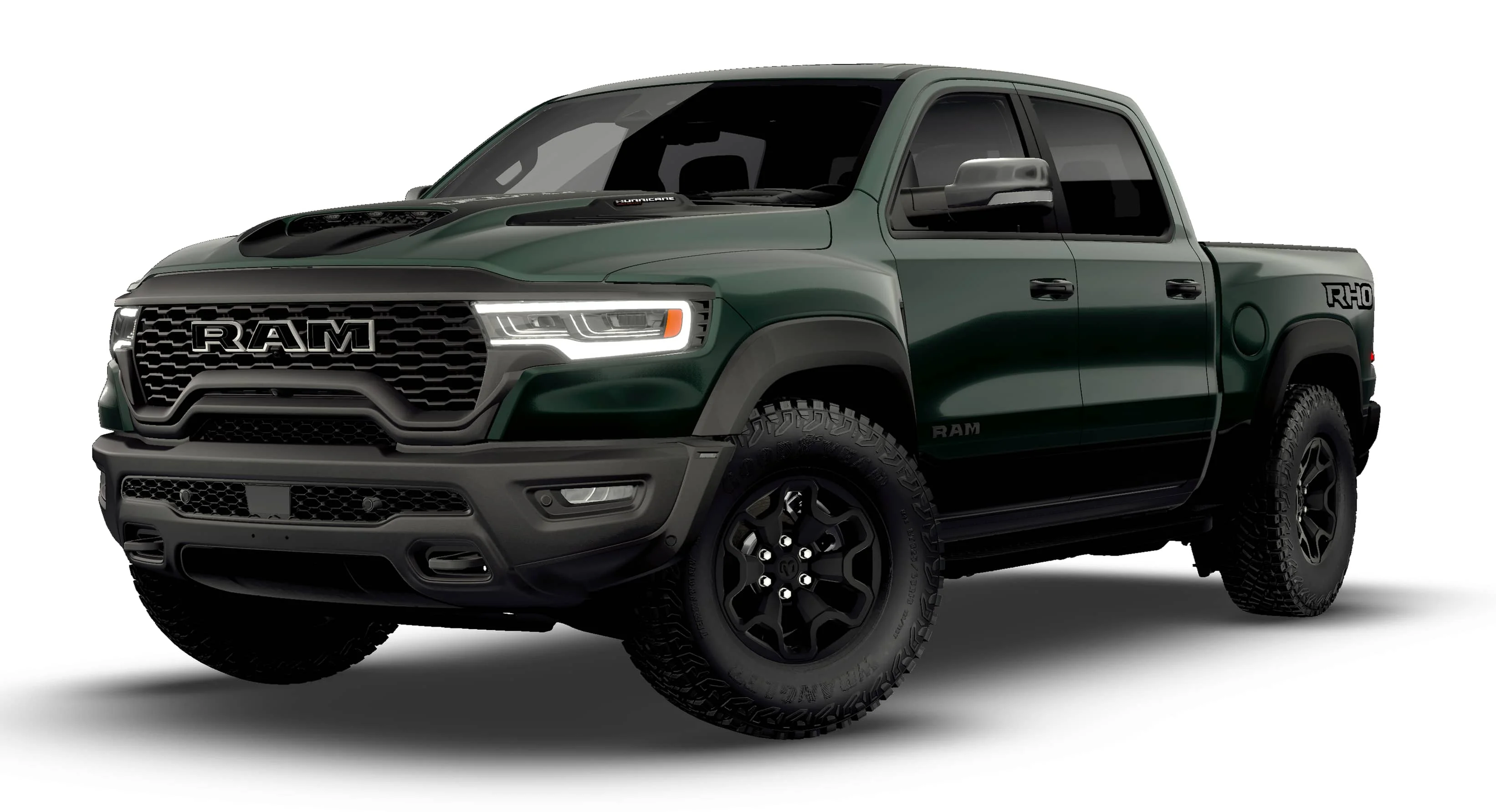 New 2026 Serrano-Green Metallic Exterior Paint RAM RHO image 27