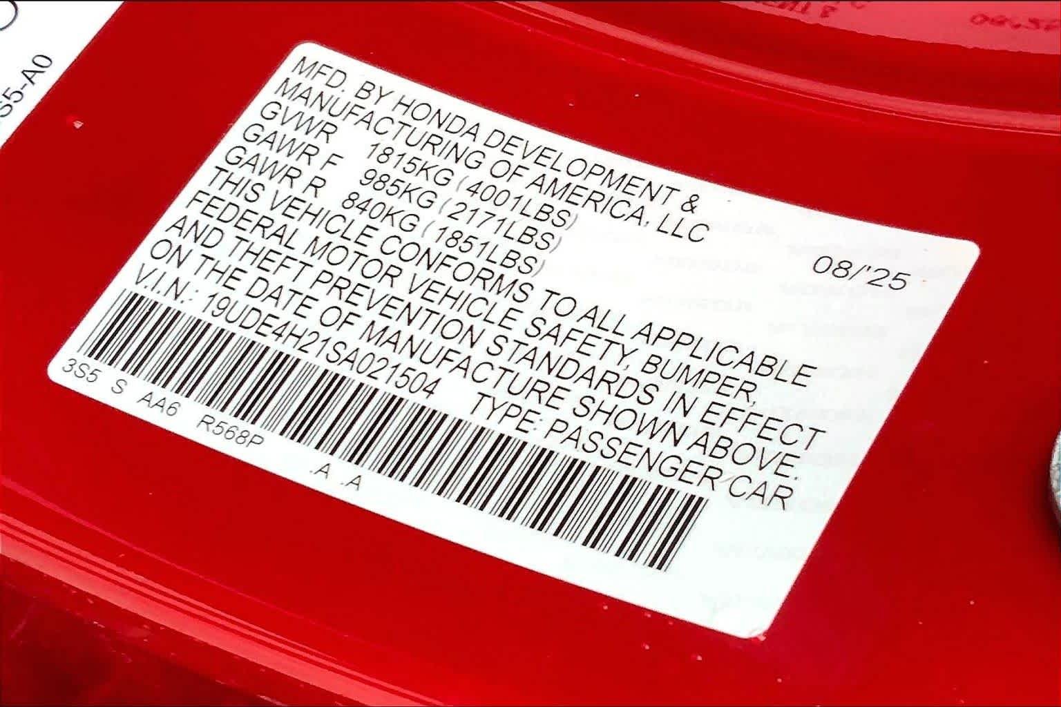 Certified Used 2025 Performance Red Pearl Acura INTEGRA image 35