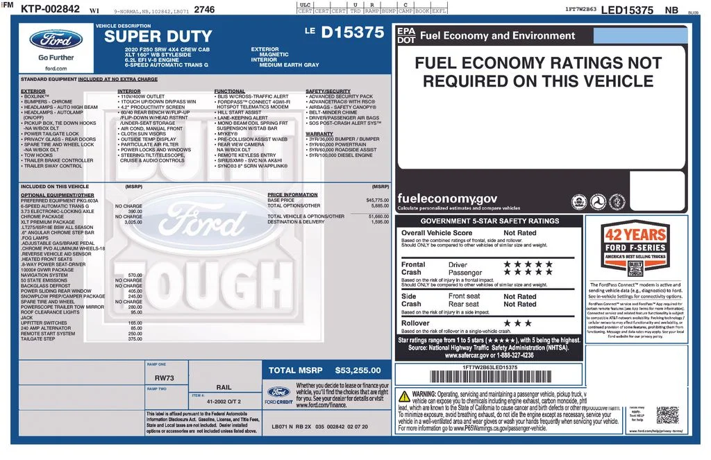 Used 2020 Magnetic Metallic Ford XLT image 8