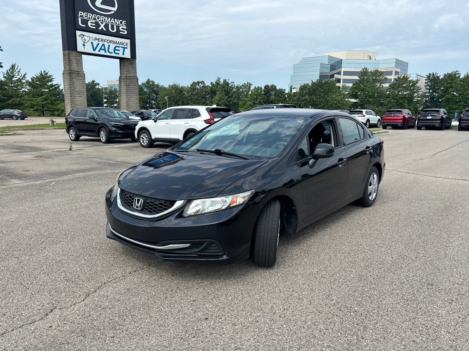 Used 2013 Crystal Black Pearl Honda LX image 9
