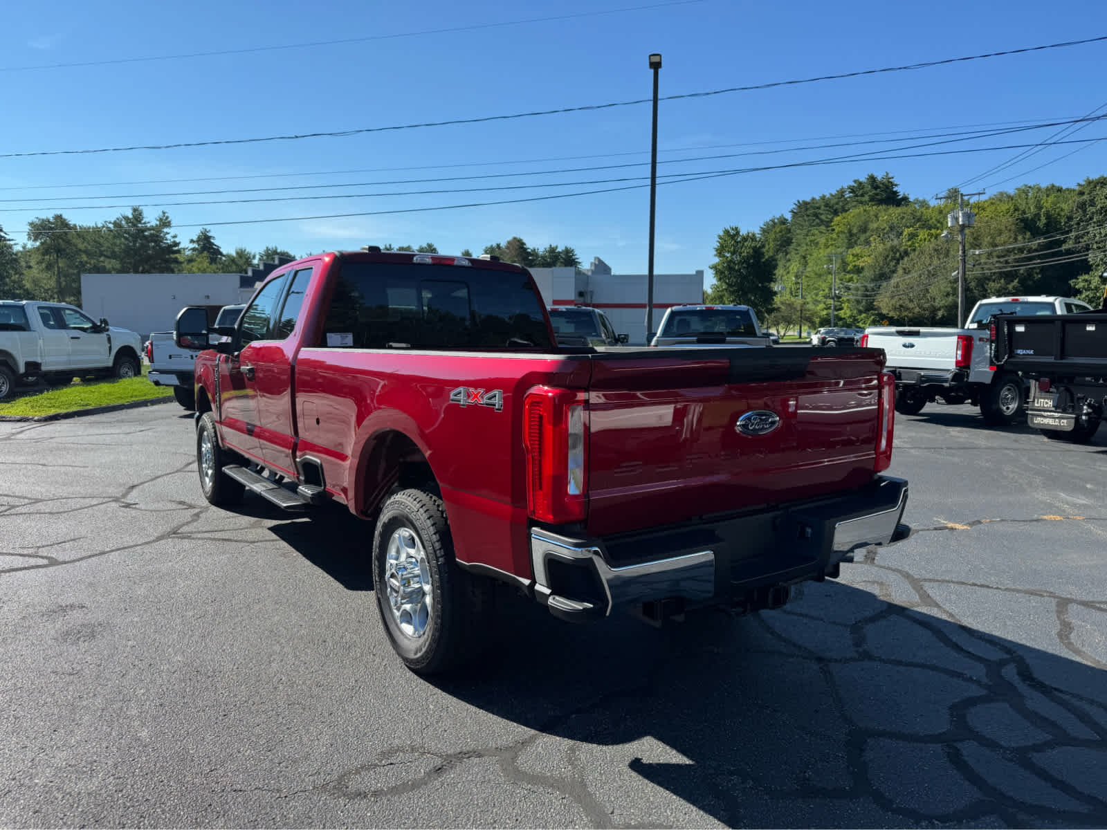 New 2026 Ruby Red Metallic Tinted Clearcoat Ford XLT image 3