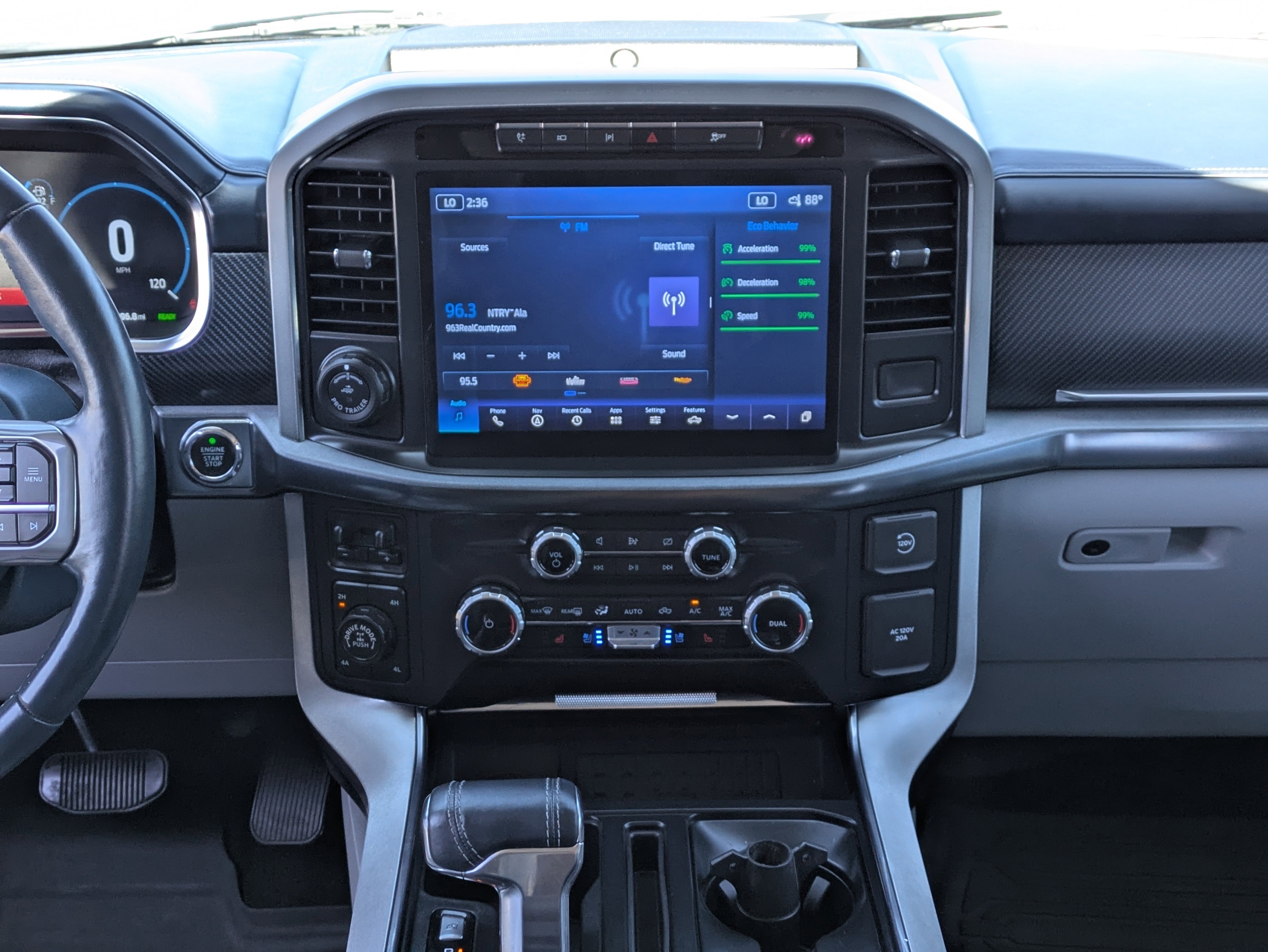 Used 2023 White Metallic Ford Limited image 17