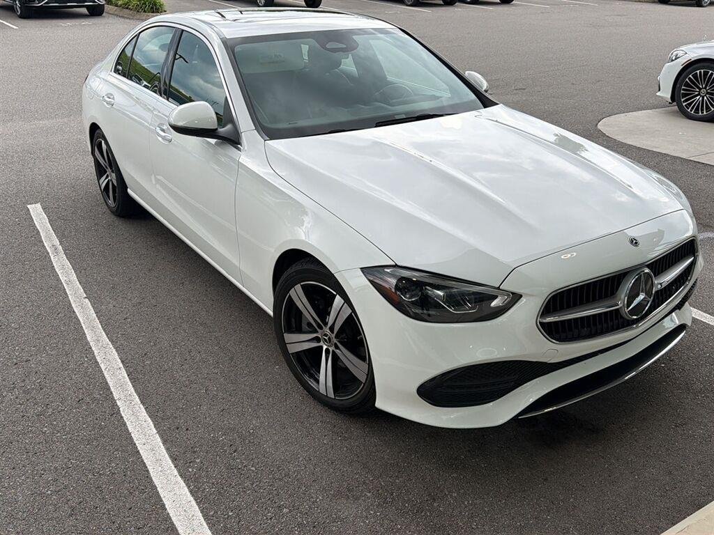 Certified Used 2022 Polar White Mercedes-Benz C 300 image 1