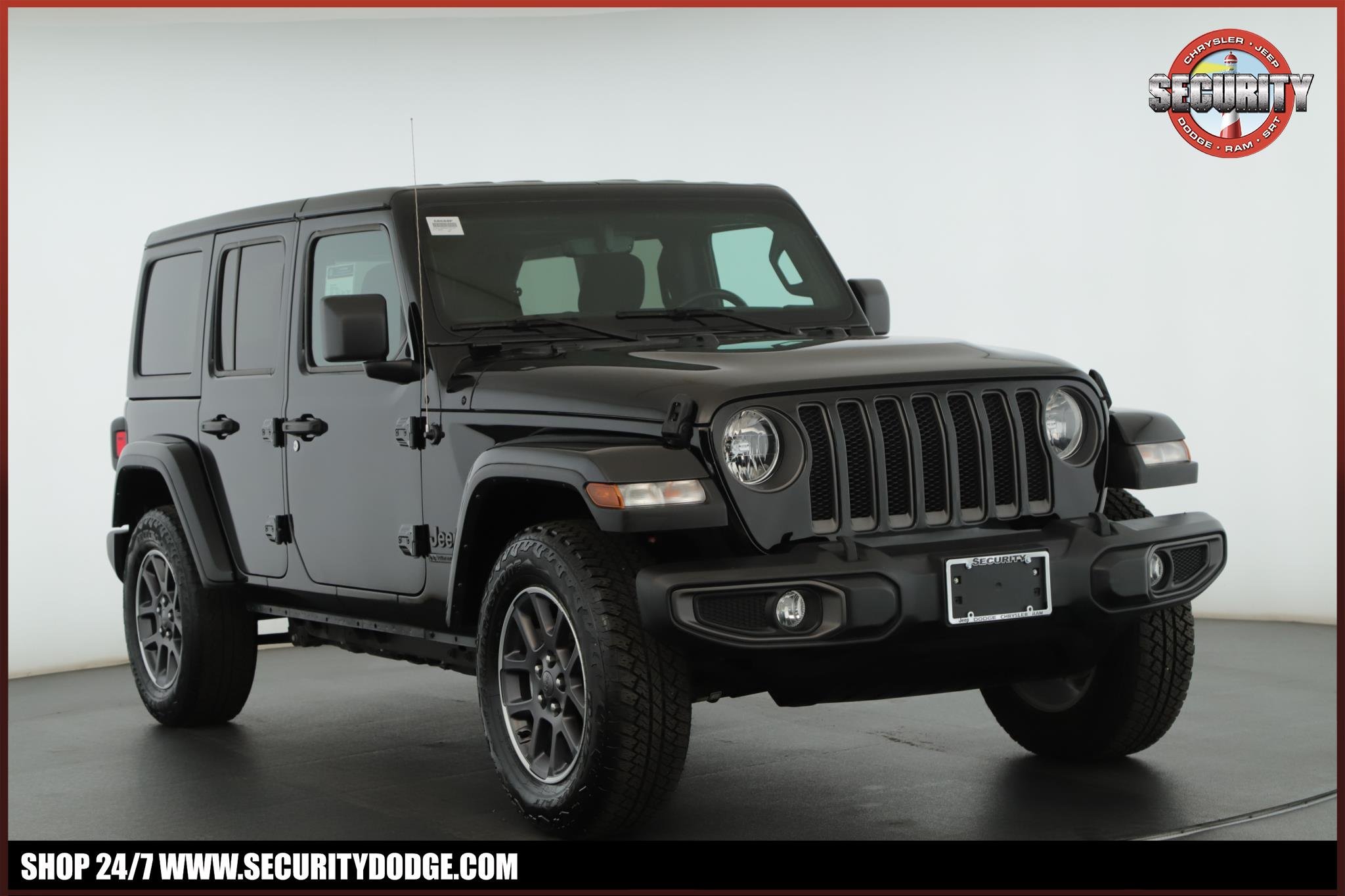 Used 2021 Black Clearcoat Jeep Unlimited 80th Anniversary 4x4 image 1