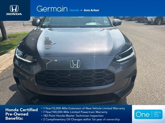 Certified Used 2024 Modern Steel Metallic Honda 5DR AWD LX image 2