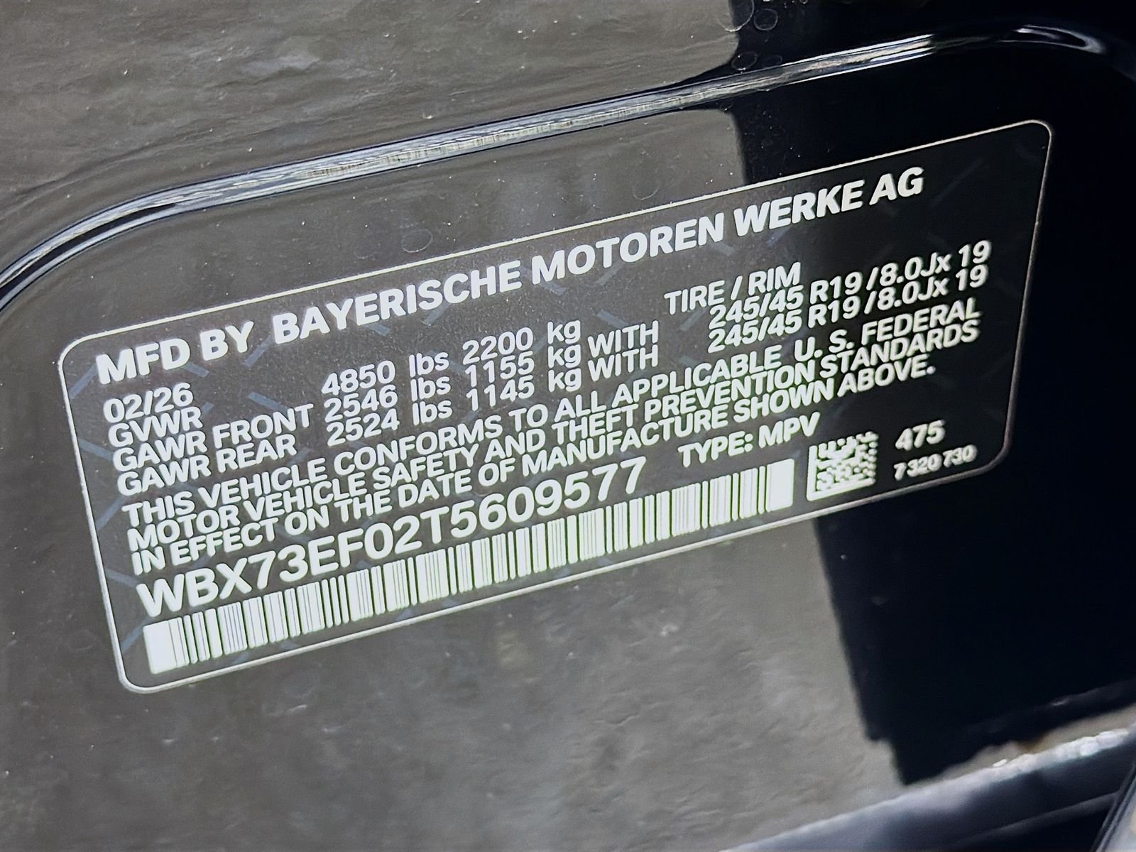 New 2026 Black Sapphire Metallic BMW xDrive28i image 33