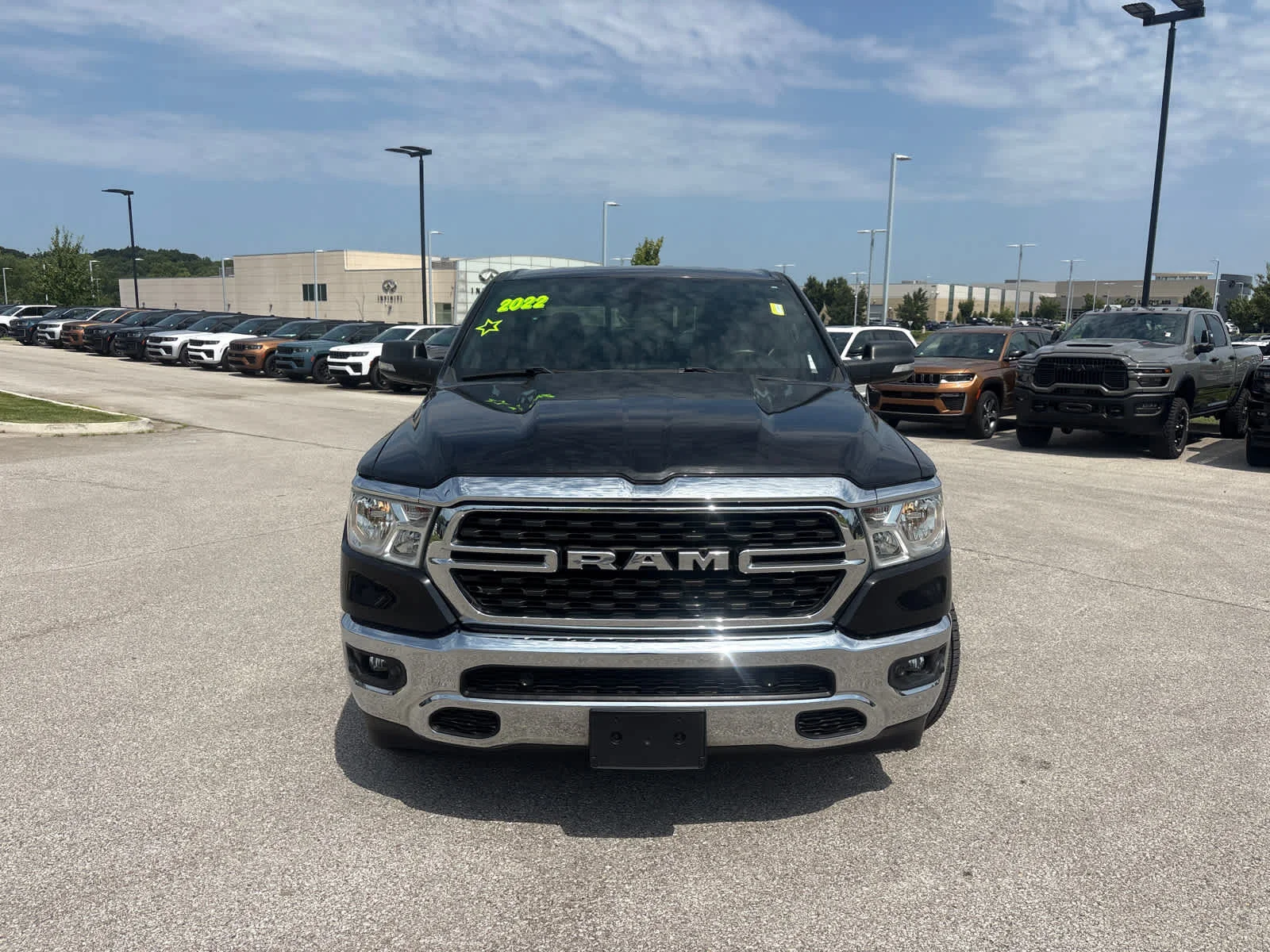 Used 2022 Diamond Black Crystal Pearlcoat Ram Big Horn image 4