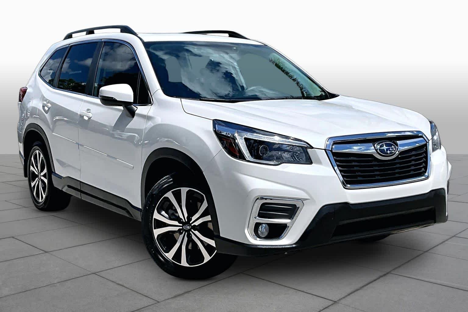 Used 2021 Crystal White Pearl Subaru Limited image 3