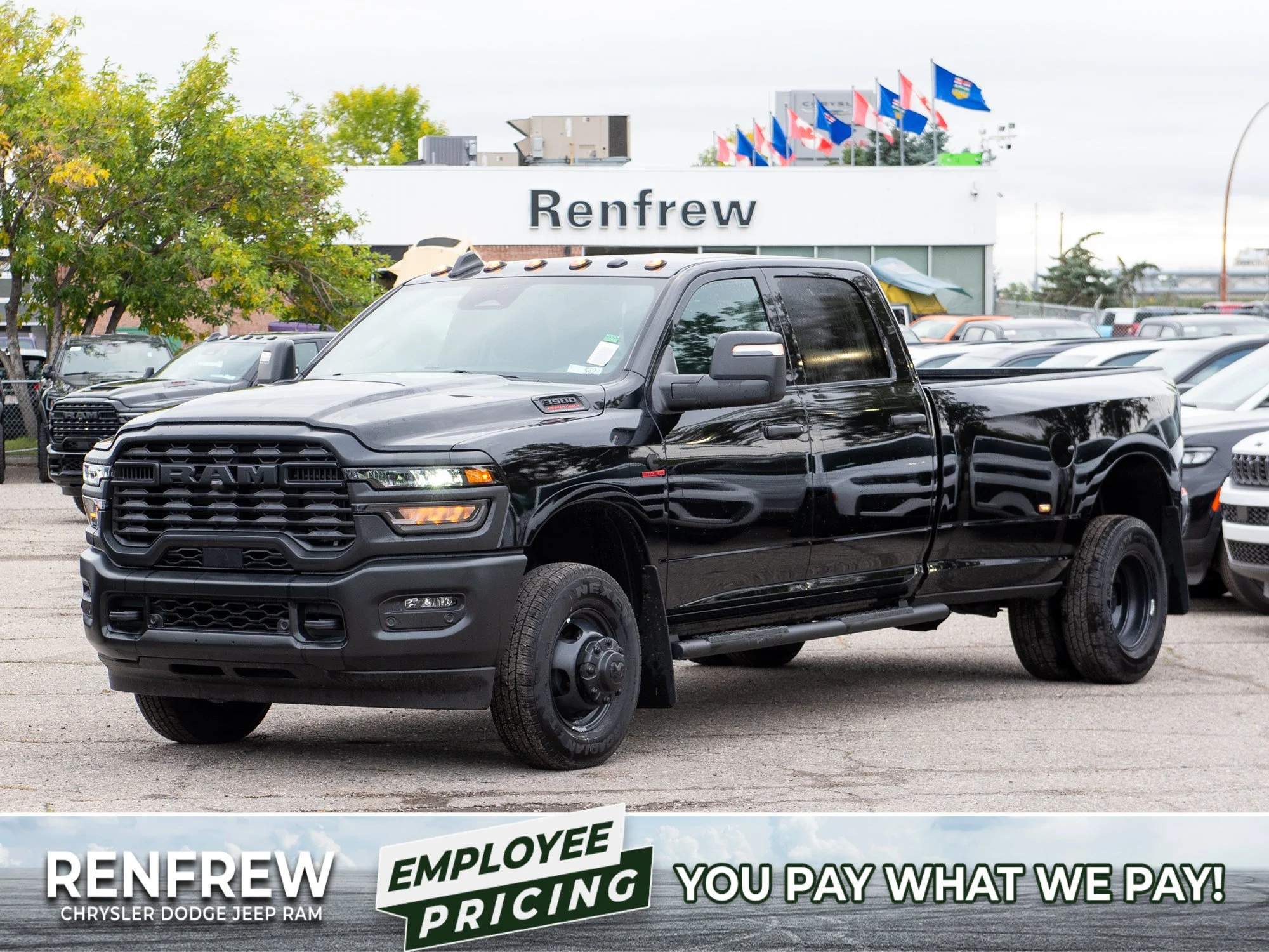 New 2026 Black RAM Tradesman* Crew Cab 4x4, 8