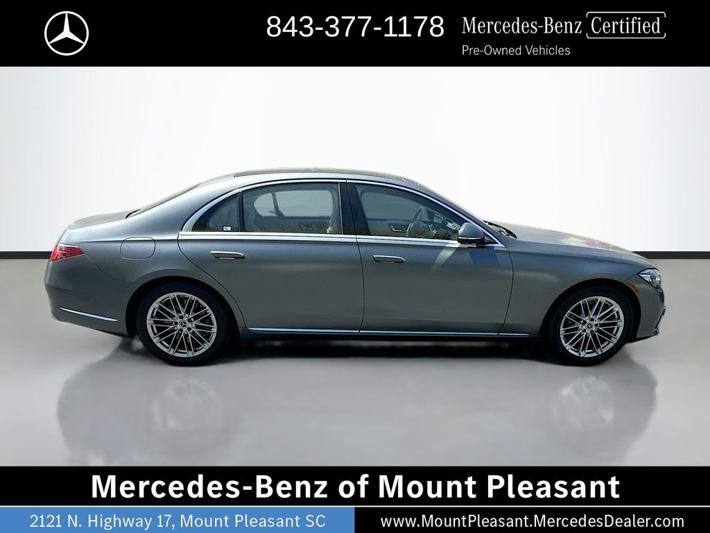 Certified Used 2022 MANUFAKTUR Selenite Gray Magno Mercedes-Benz S 580 image 4