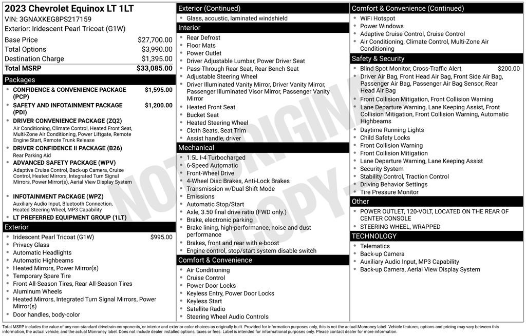 Used 2023 Beige Chevrolet LT image 53