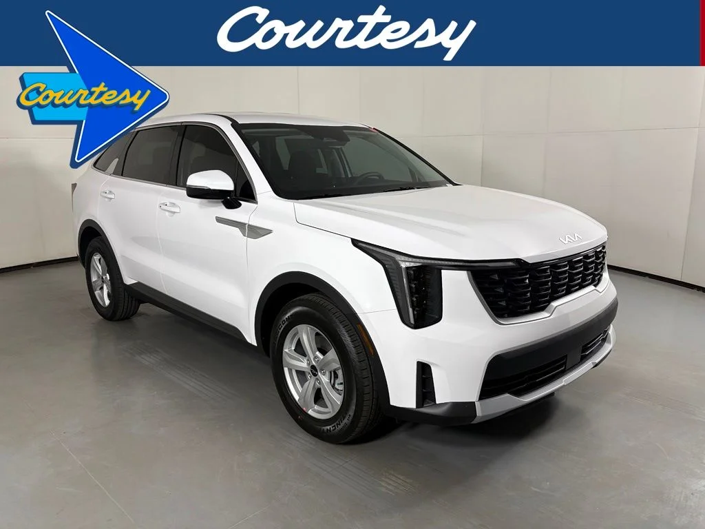 New 2026 Glacial White Pearl Kia LX image 1