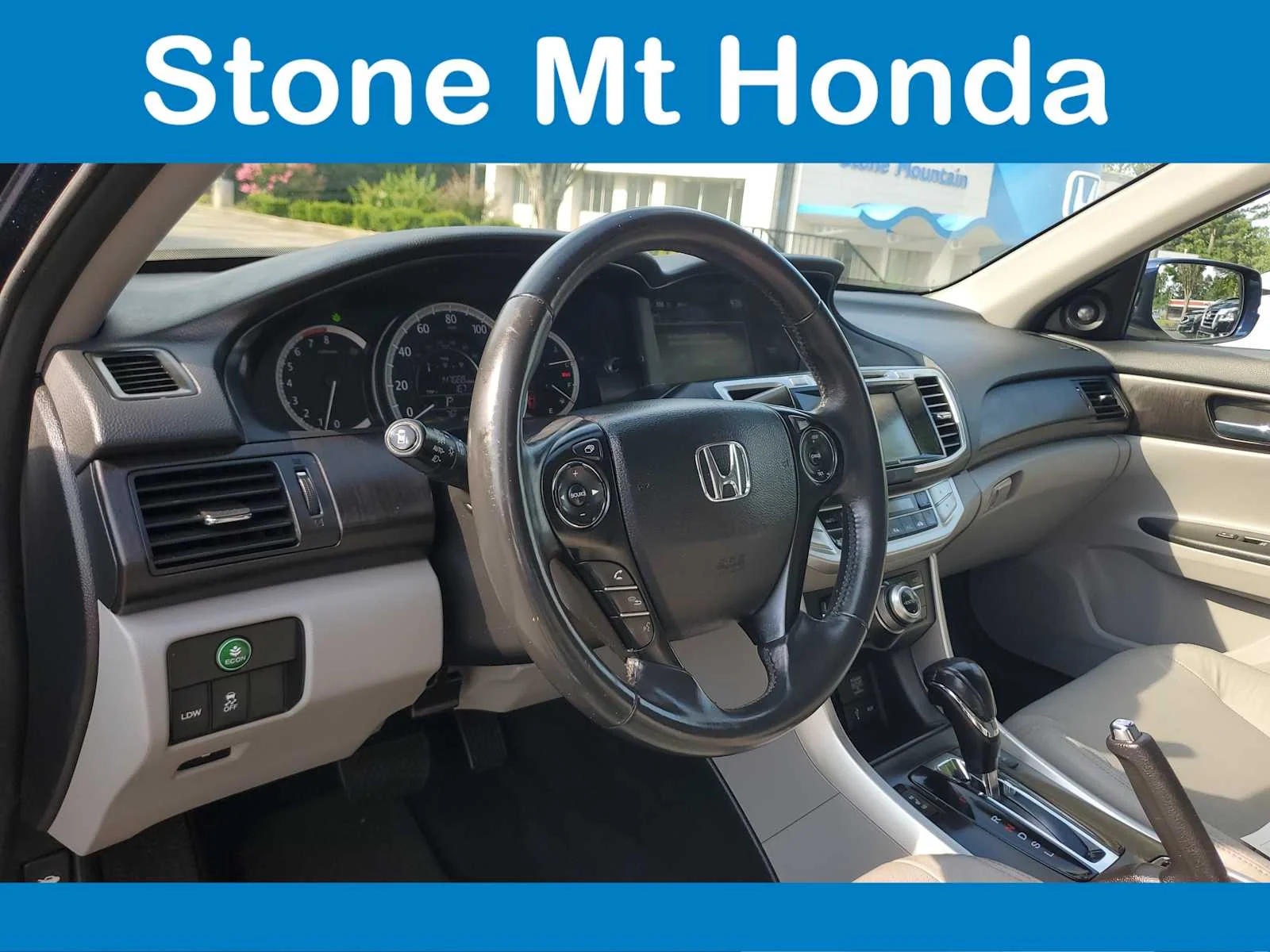 Used 2015 Obsidian Blue Pearl Honda EX-L image 15