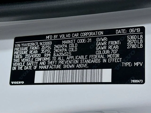 Certified Pre-Owned 2020 Volvo XC60 T5 Momentum
