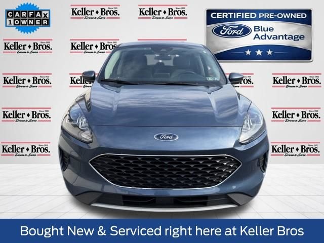 Certified Used 2020 Blue Metallic Ford SE image 2