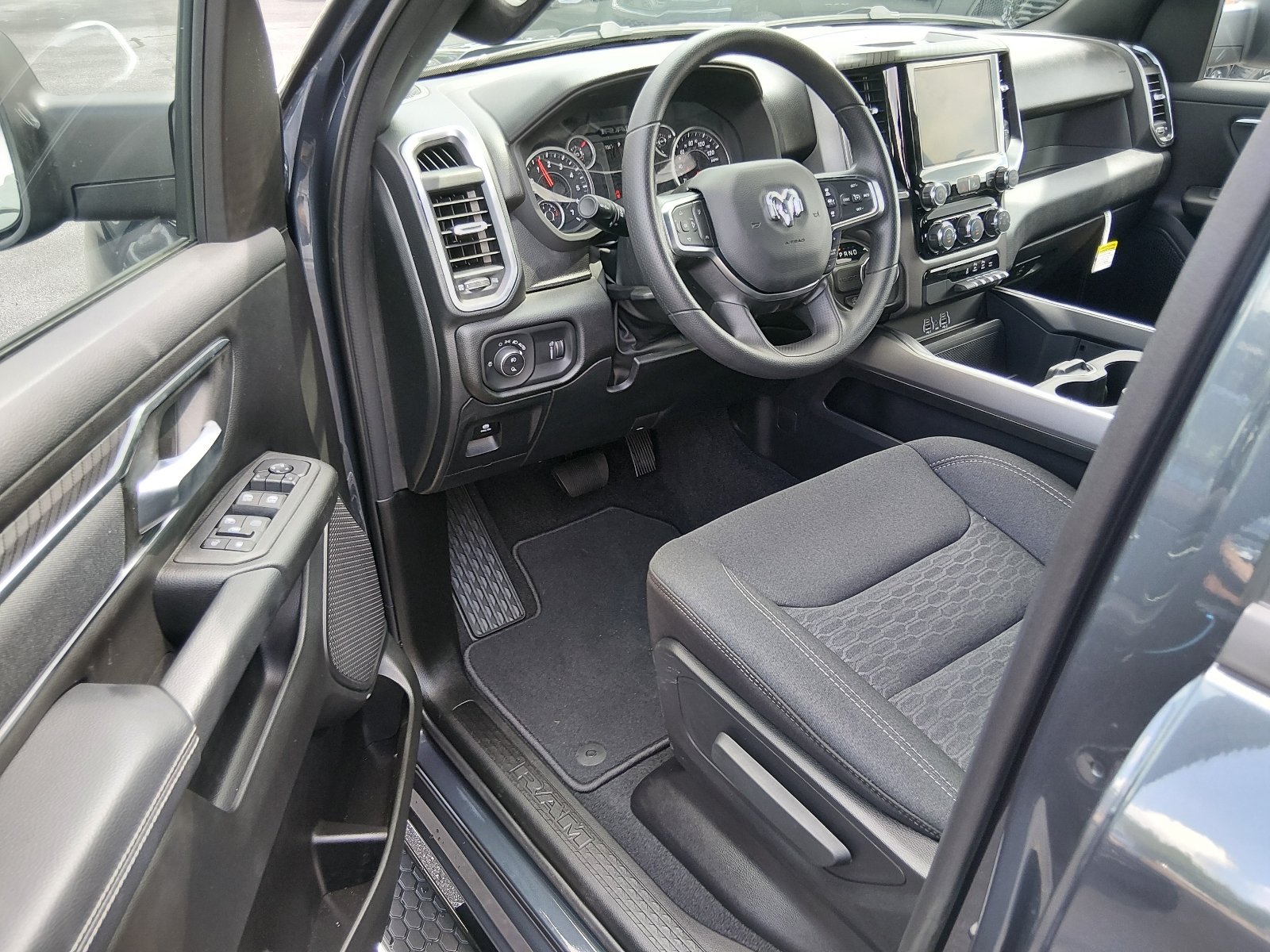 New 2026 Forged Blue Metallic Exterior Paint RAM Big Horn Crew Cab 4x2 5